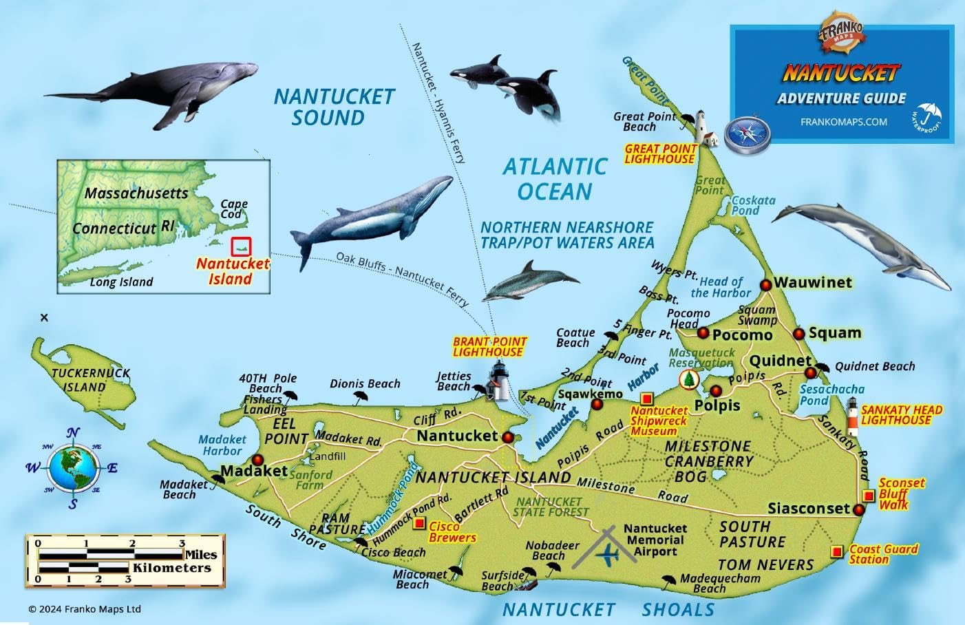 Nantucket Adventure Guide Card