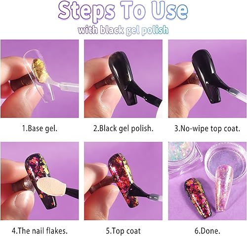 Miniatura 7 de Allstarry 4 colores de copos de camaleón, polvo de pigmento de cambio de color brillante premium para resina epoxi, fabricación de vasos, proyectos