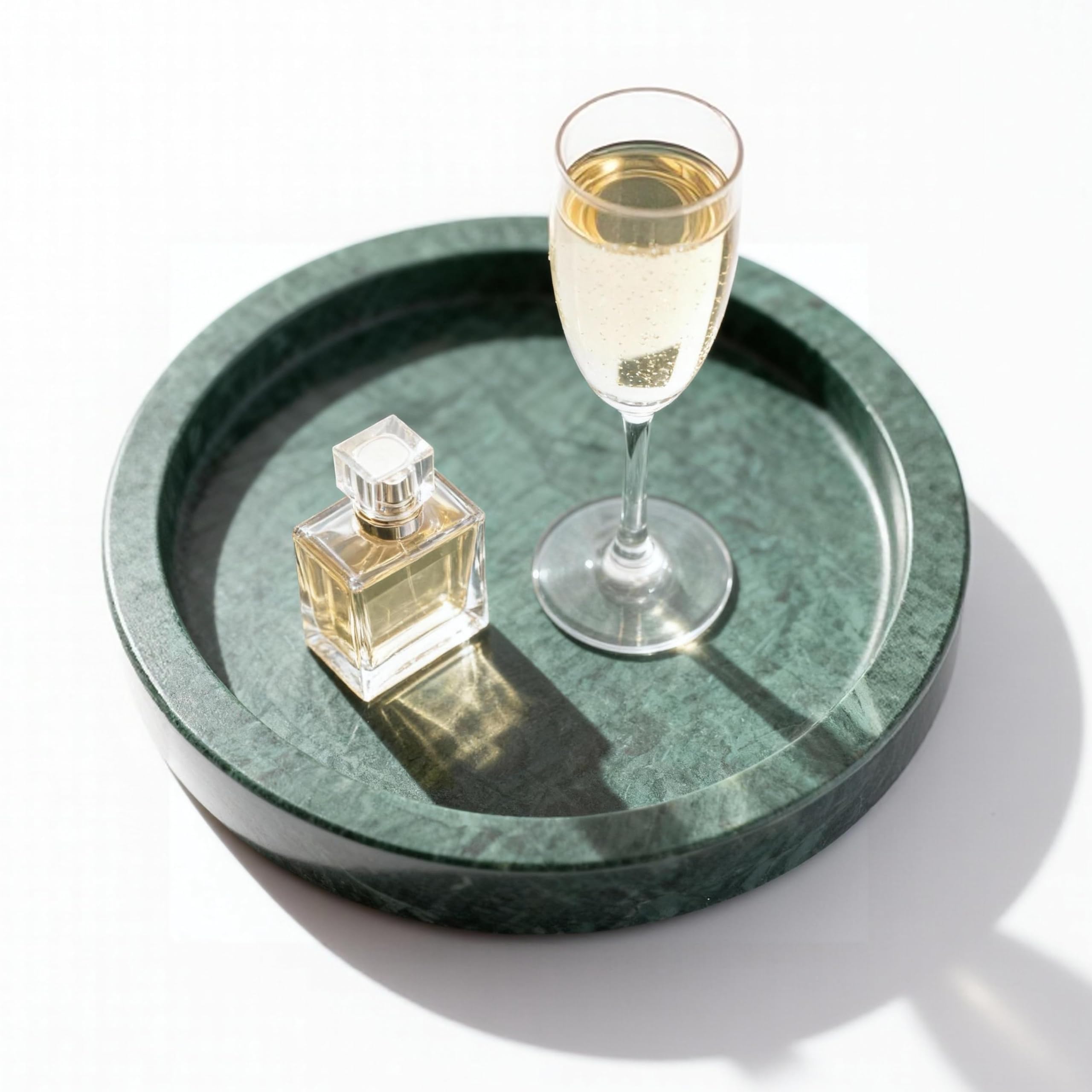 Plateau en marbre naturel bijoux cuisine et vanité décoration maison