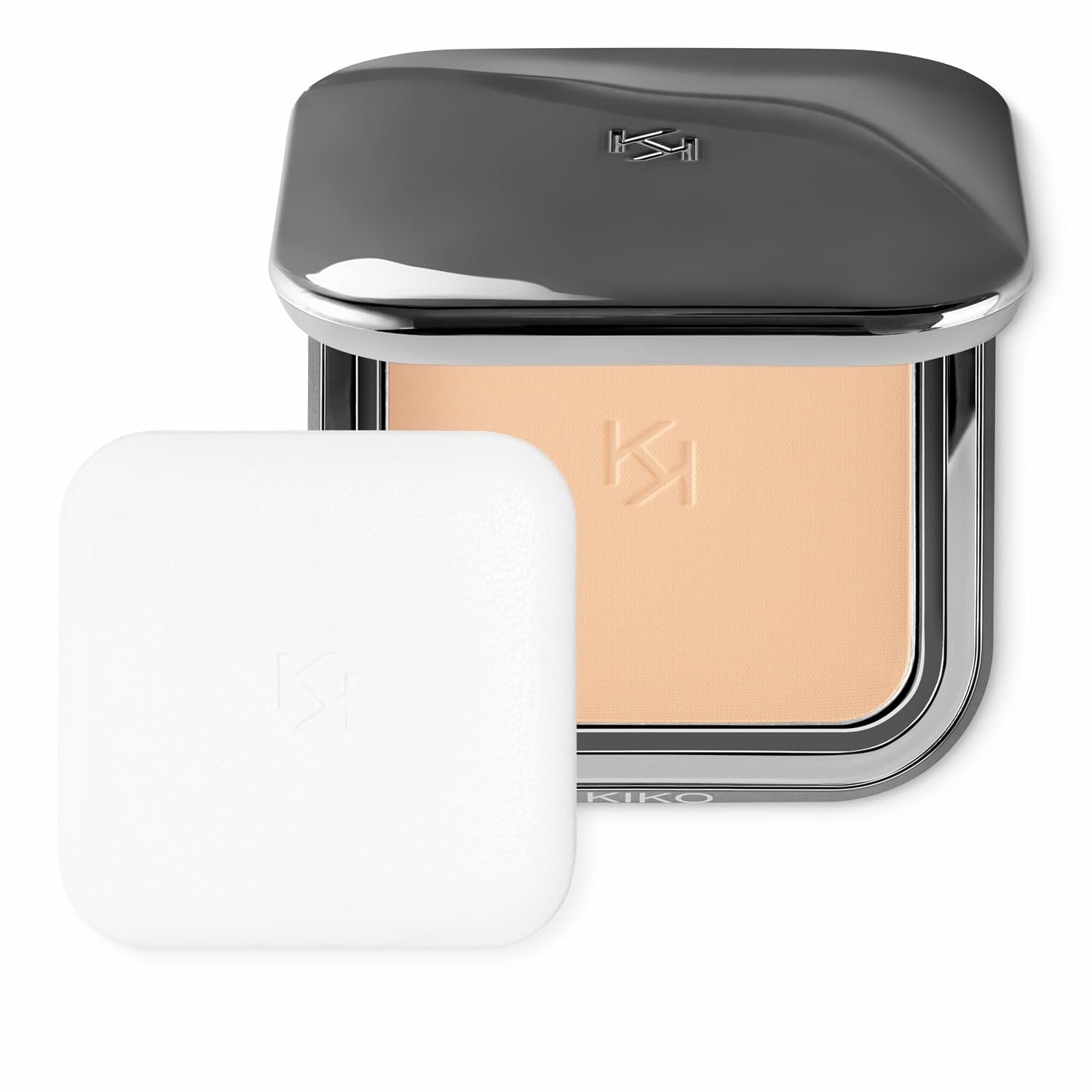 KIKO Milano Matte Fusion Pressed Powder 01 Compact Powder with Natural Matte Finish