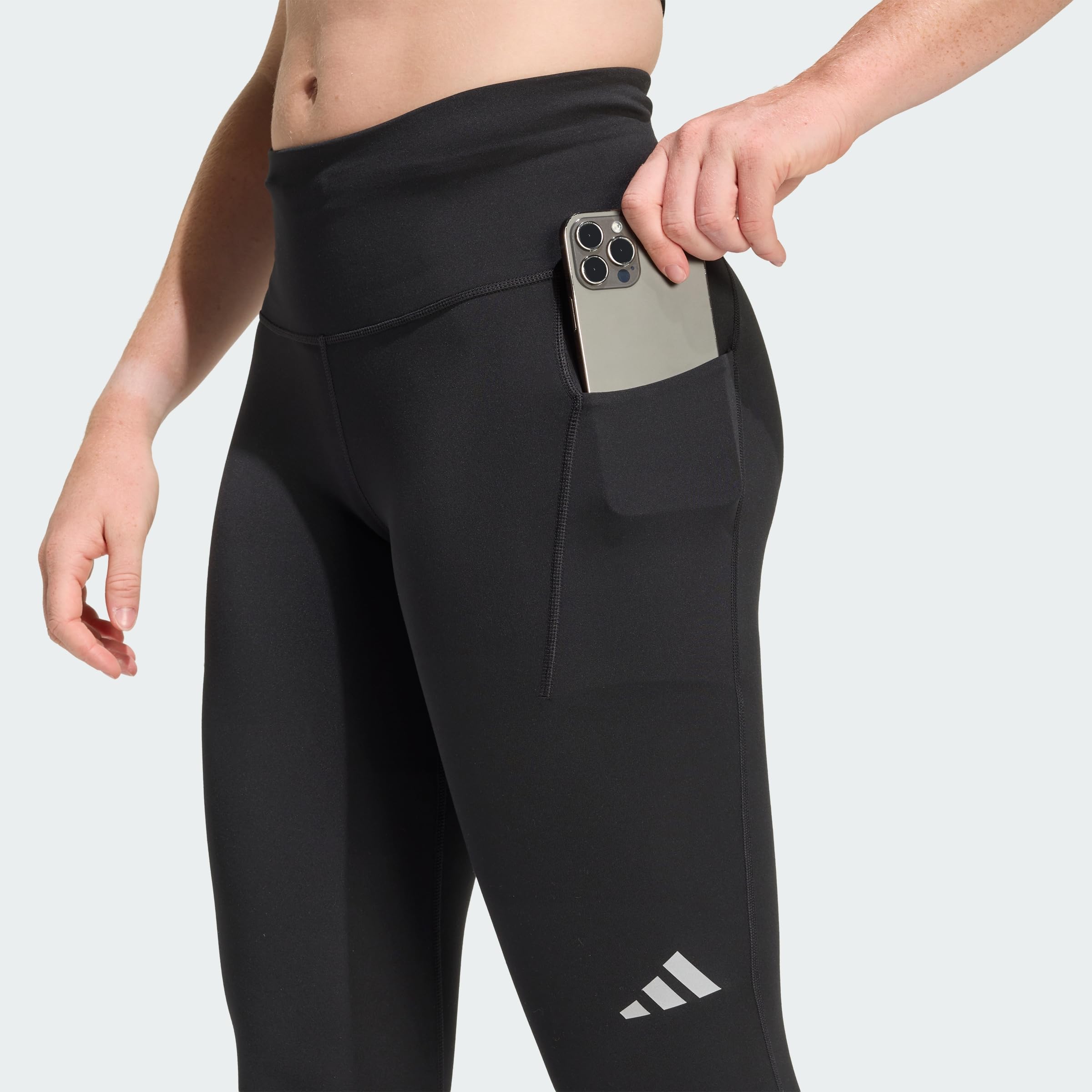 adidas - Adi365 Climacool 3 Stripes Running Full Length Leggings, Collant (1/1) Donna