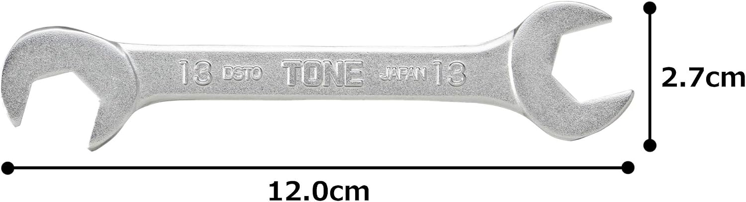 TONE Thin Open End Wrench DSTO-13 13mm