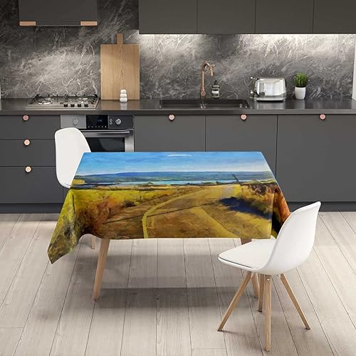 Vista 13 de Mantel Redondo para mesa de 4 sillas, morado y rosa, naranja, mantel para exteriores, 30 x 30 pulgadas