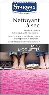 Starwax - Limpiador en seco para alfombras y moquetas