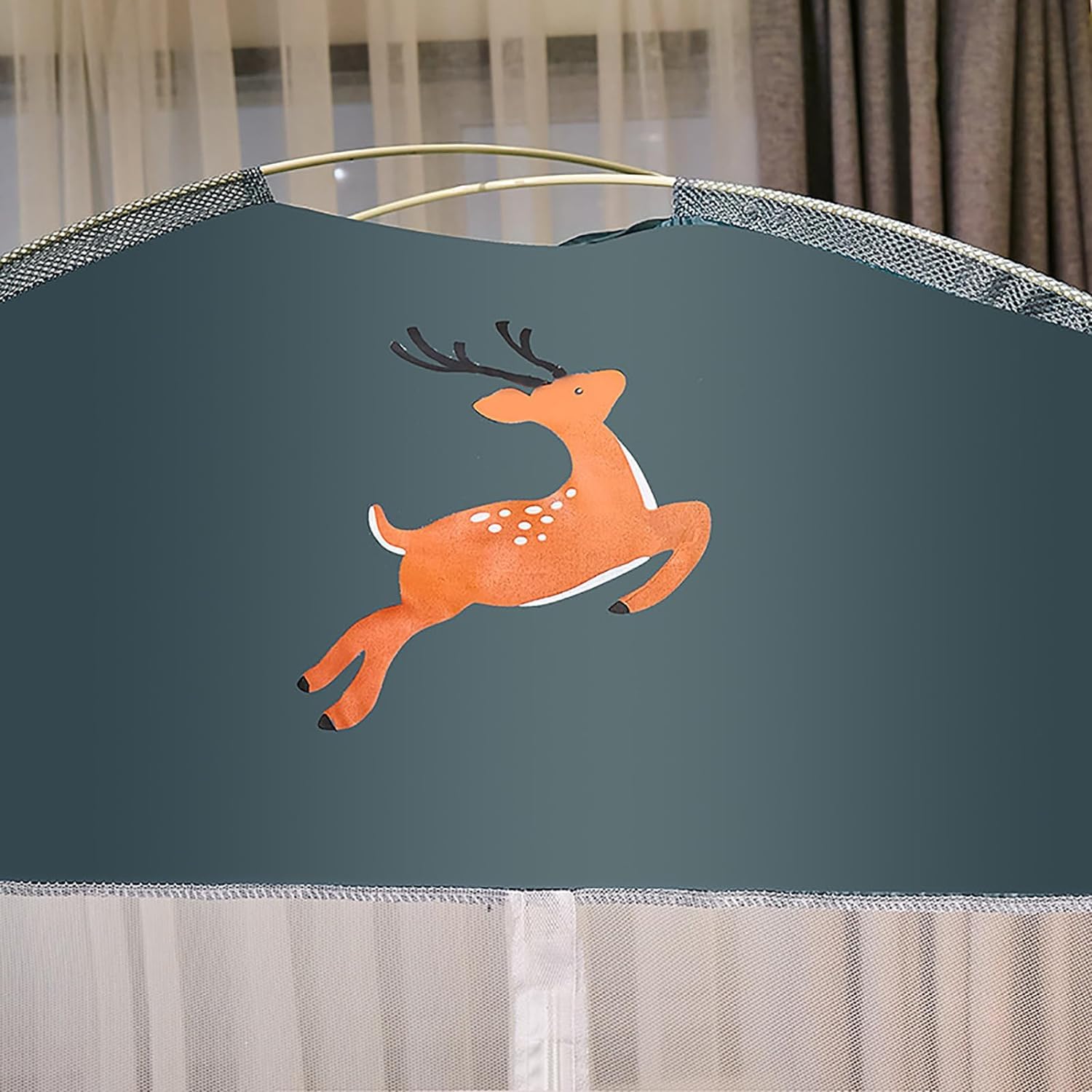 Moskitiera, składana moskitiera z podwójnymi drzwiami, odpowiednia do podróży i biwakowania (D, 1,5 x 2,0 m)