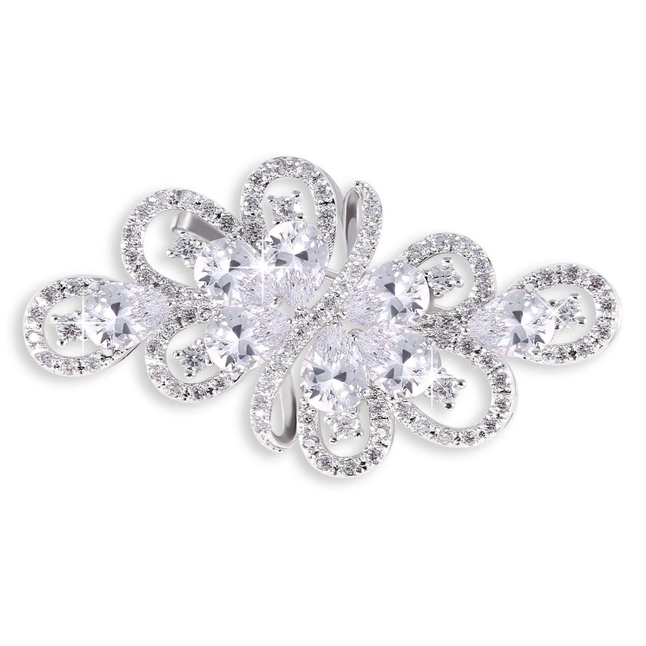 Hasnsofie Creolen Silber 925, Klein Zirkonia Ohrringe Silber