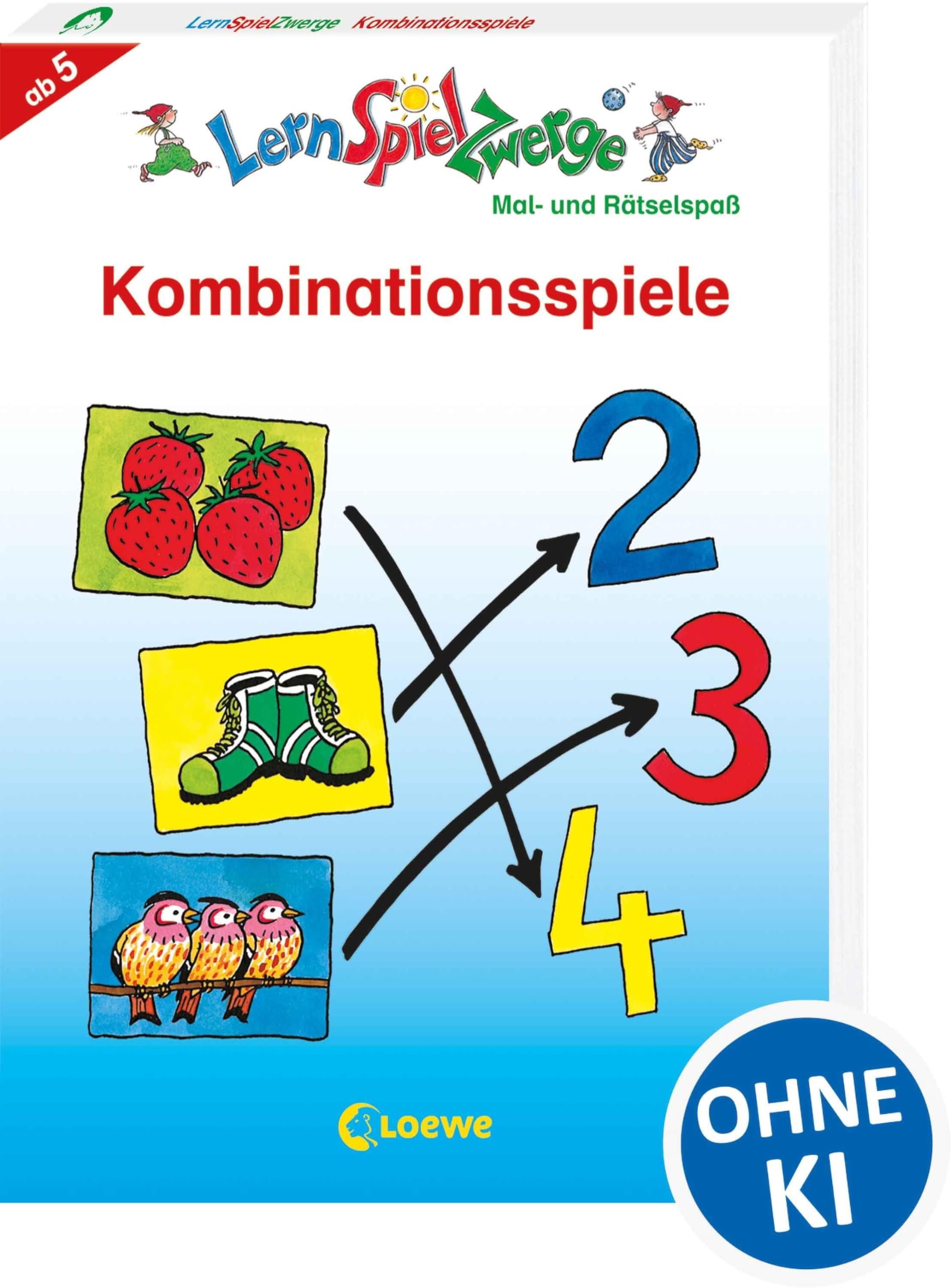 Kombinationsspiele. Mal- und Rätselblock