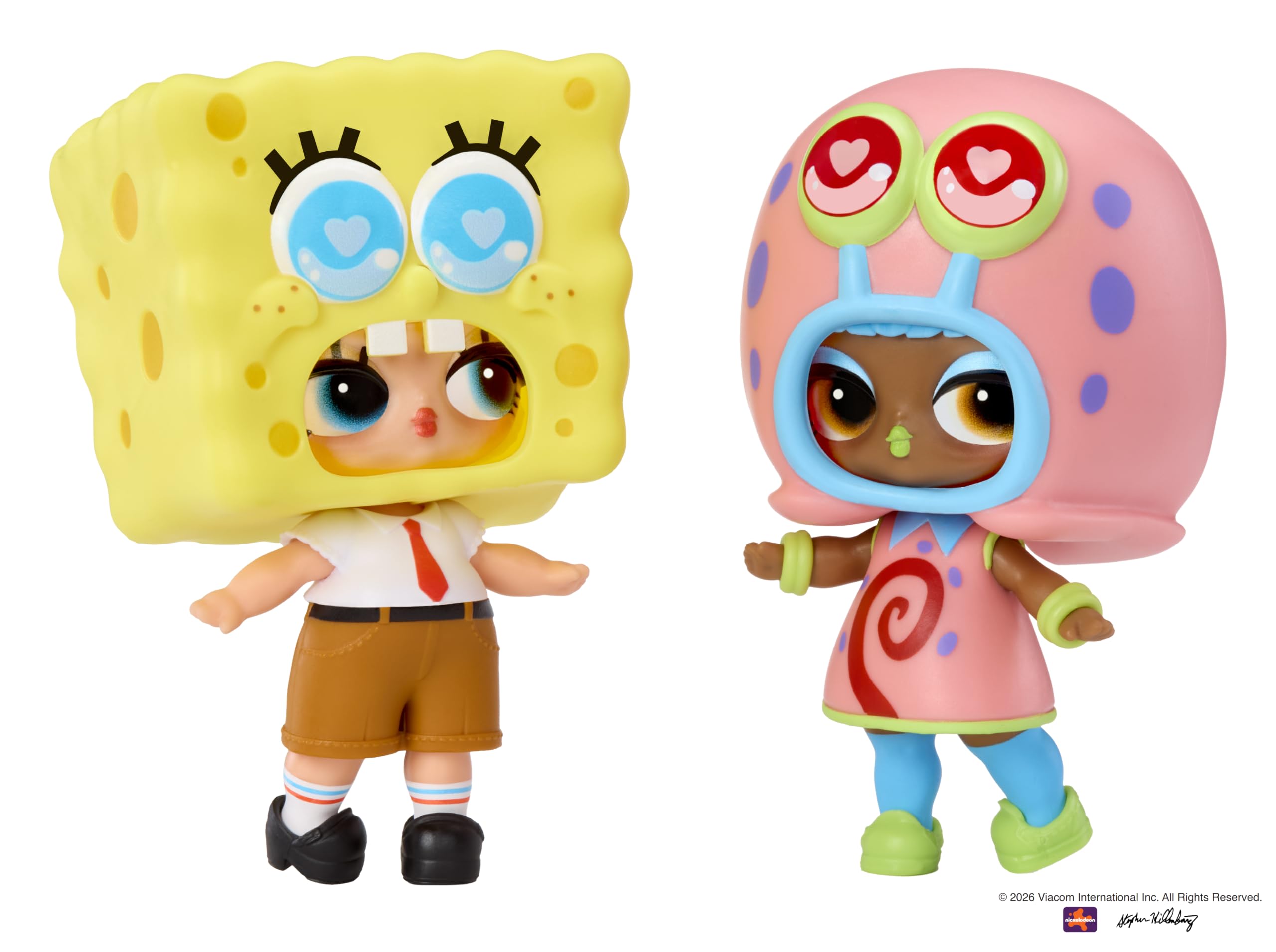 L.O.L. Surprise! Loves SpongeBob Kanciastoporty – lalki kolekcjonerskie, 6 stylów