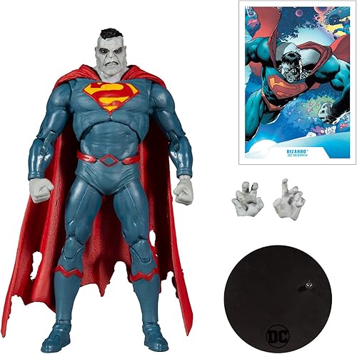 Miniatura 7 de McFarlane Toys DC Multiverse Superman Bizarro: DC Rebirth Figura de acción de 7 pulgadas
