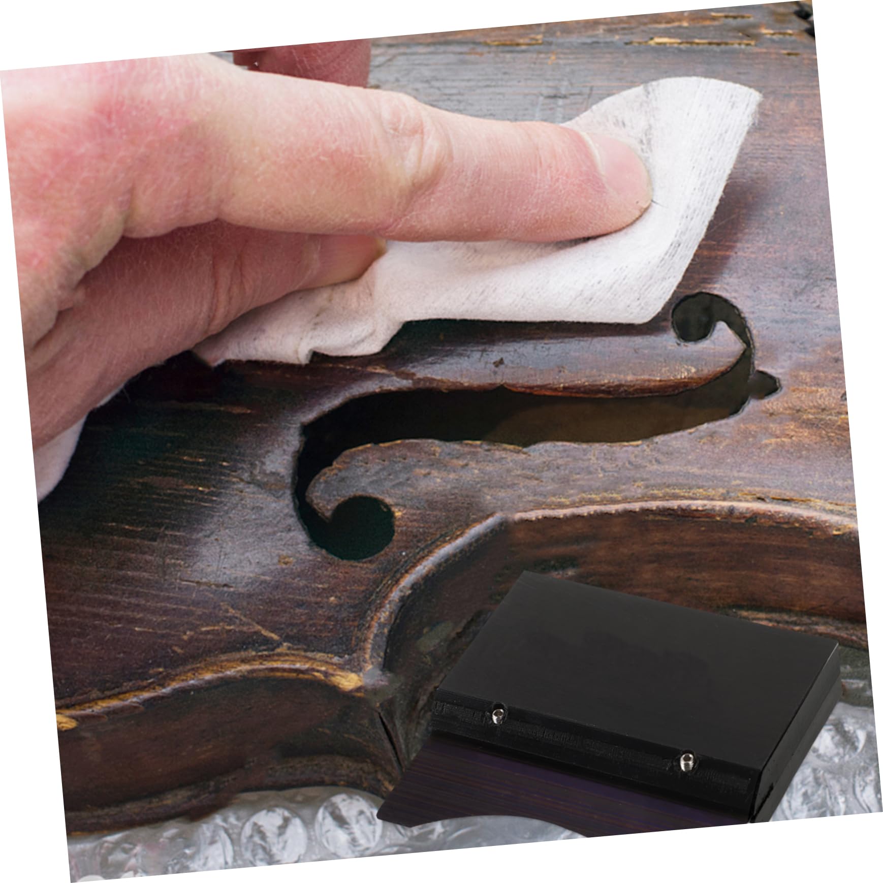 TOYANDONA 5piezas Rascador De Diapasón De Madera Para Violín Herramienta Multifuncional De Reparación Puente y Diapasón Para Mantenimiento De Instrumentos Musicales