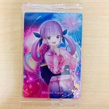 Amazon.co.jp: ホロ ライブ ウエハース 三弾 浴衣 湊あくあ