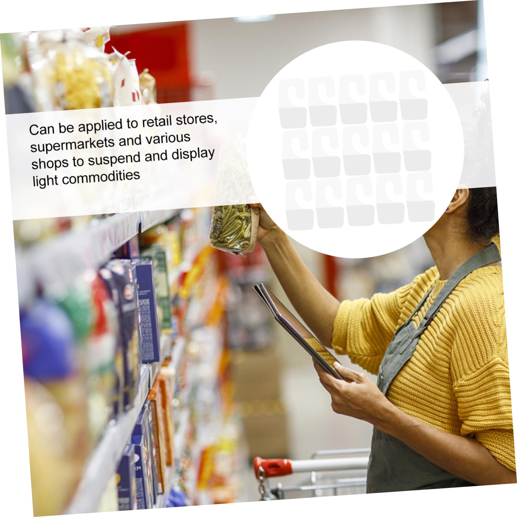 HOOTNEE Self Adhesive Hooks to Hang Sticky Tabs for Retail Display Hanger Tags