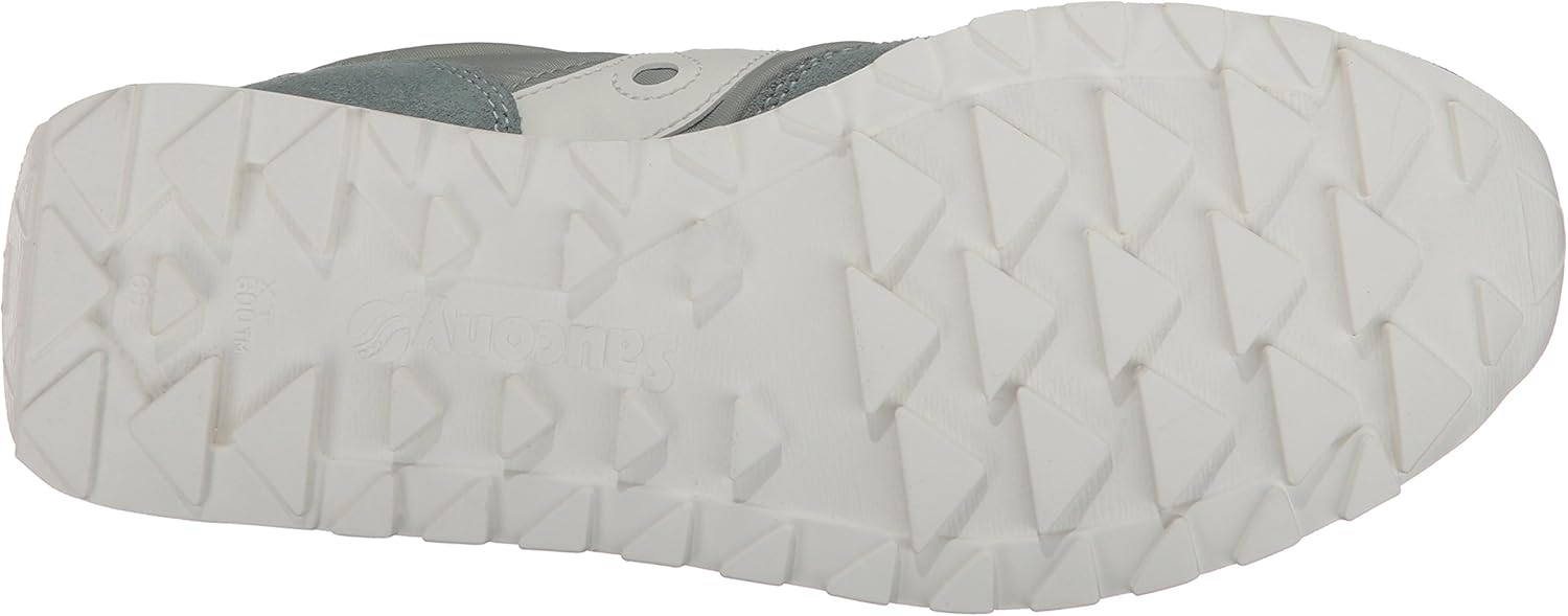 Women's Jazz Lowpro Sneaker,Aqua Grey/White,5 Medium US