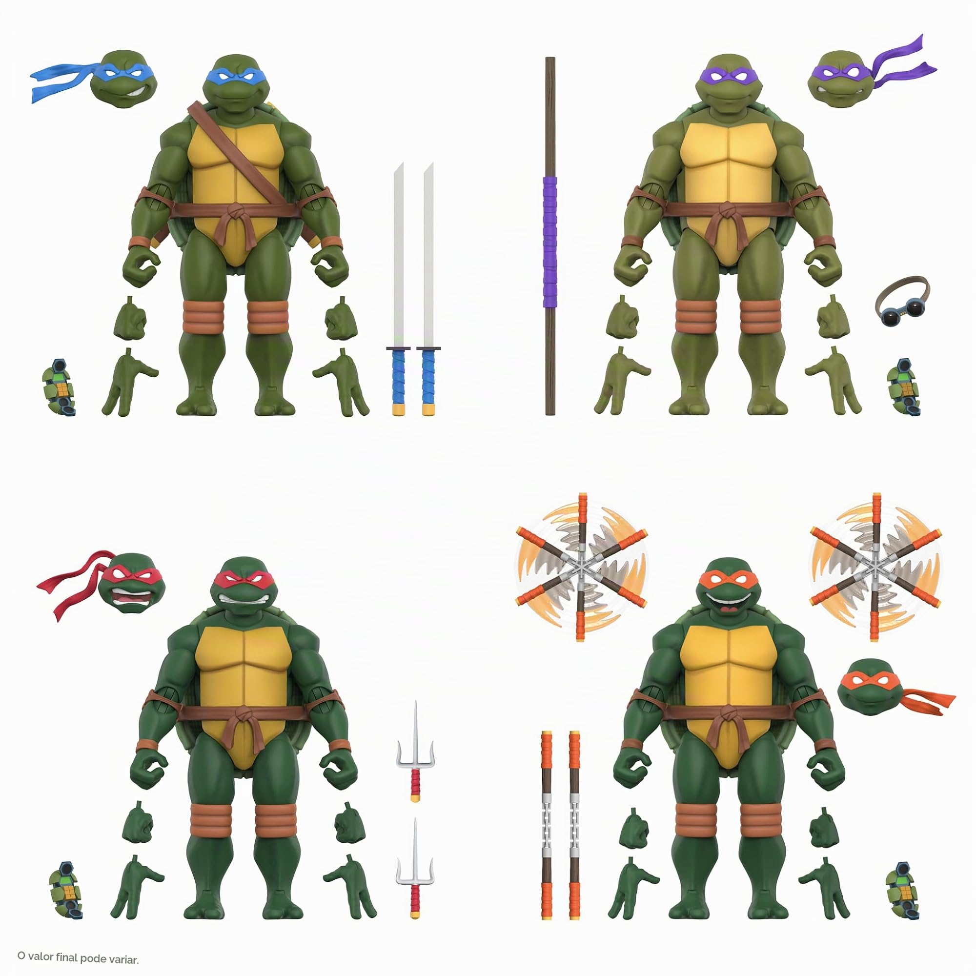 Super7 Teenage Mutant Ninja Turtles ULTIMATES! Wave 12 – Boneco