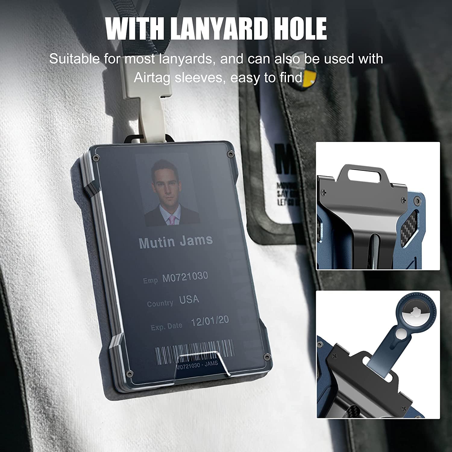 Porta Carte Di Credito Metallico Sottile Con Blocco RFID - Portafoglio Minimalista In Alluminio Argento