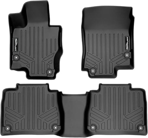 SMARTLINER Juego de tapetes de piso de ajuste personalizado de 2 filas compatibles con Mercedes-Benz AMG GLE 53 2021-2025