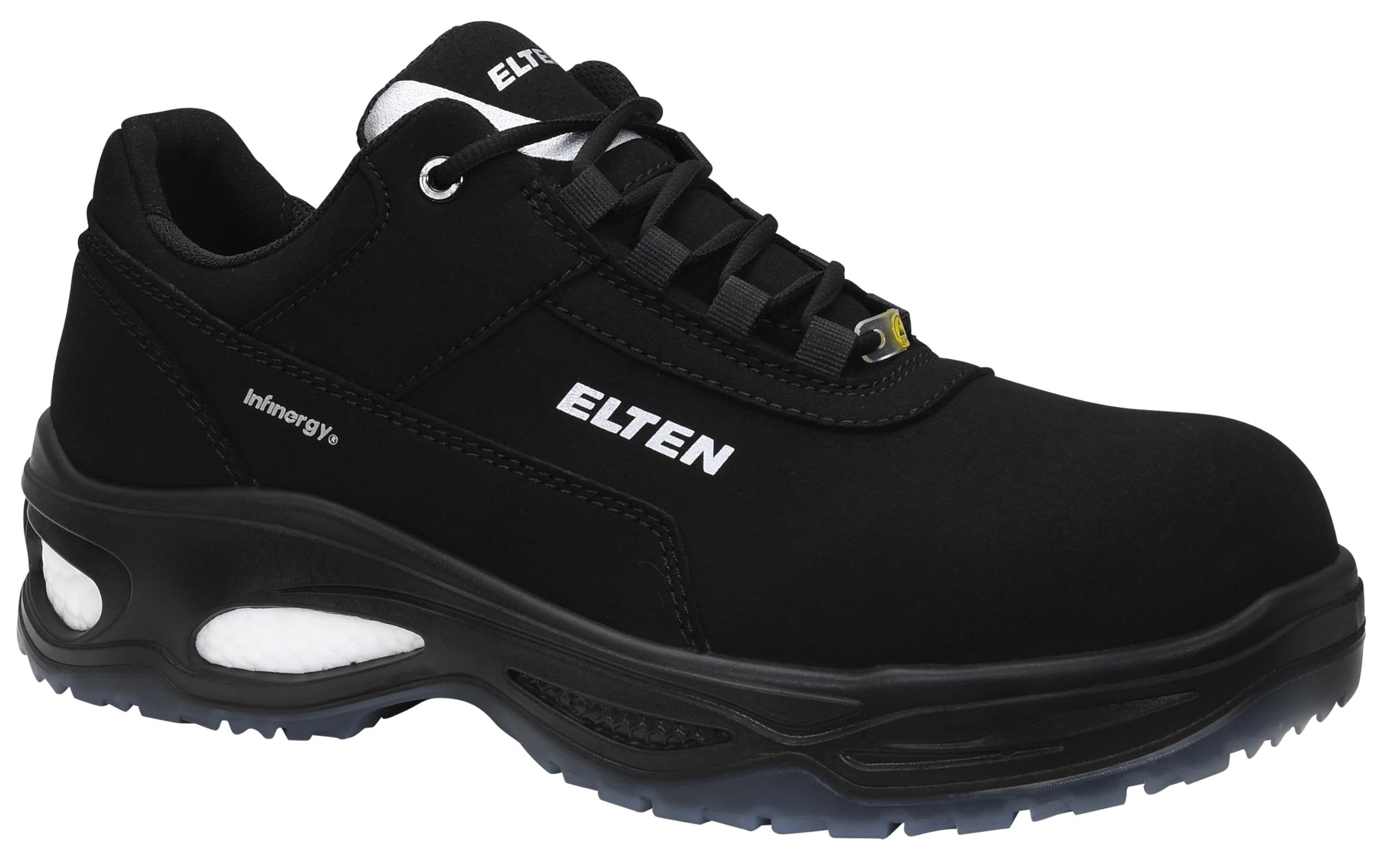 ELTEN Sicherheitsschuhe Milow Low ESD S2, Damen und Herren, Textil, Kunststoffkappe (Leichter als Stahlkappe), leicht, klassisch