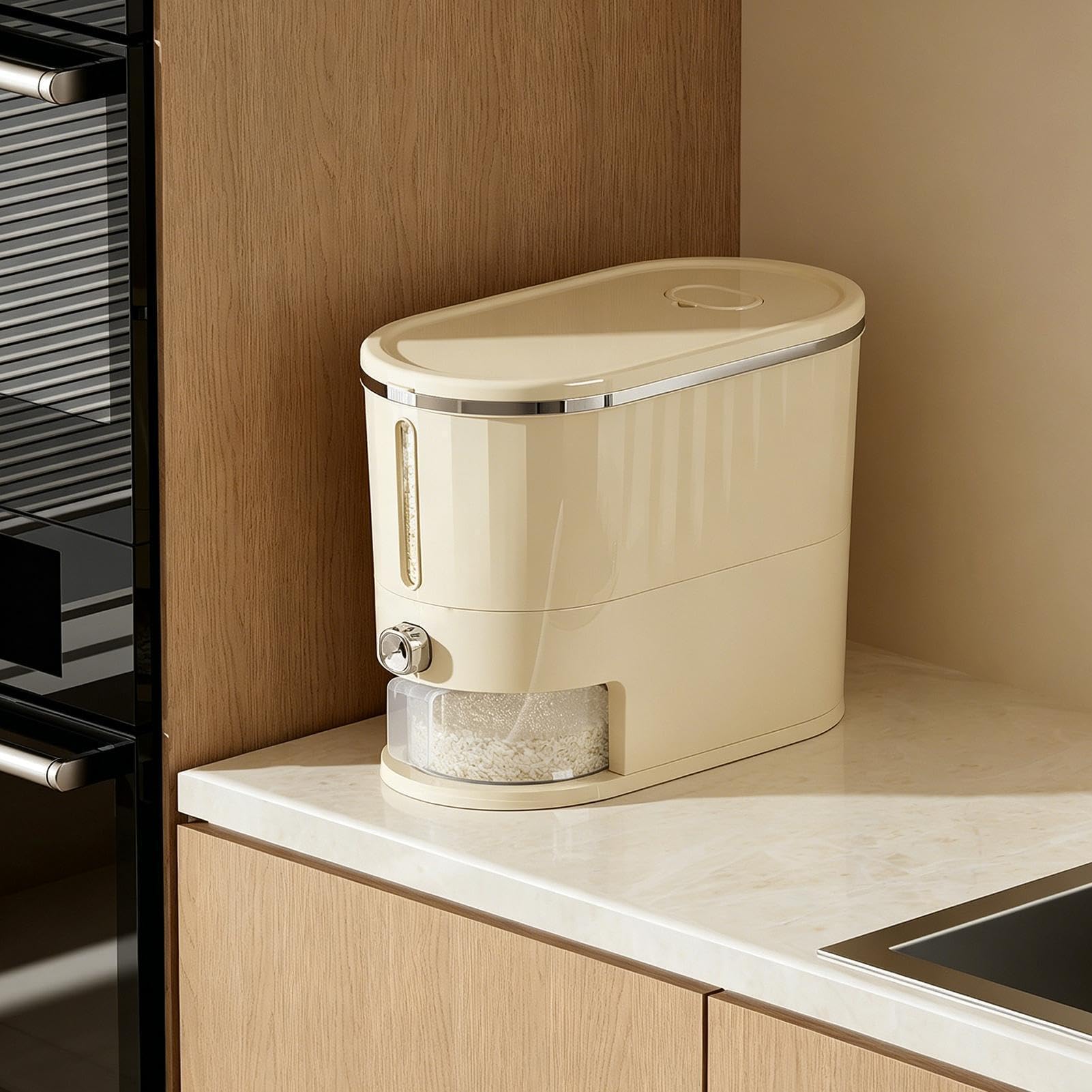 Generisch Organizador moderno para arroz, 5 kg, a prueba de fugas
