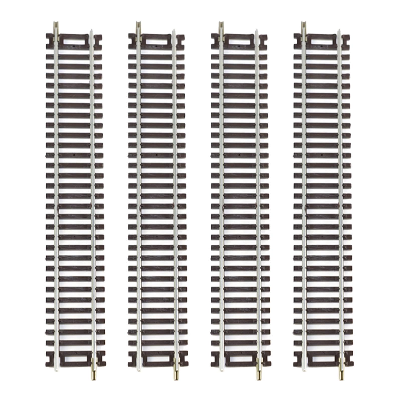 4Pcs HO Scale Track DIY Scene Railroad Track for 1:87 Birthdays-image-37