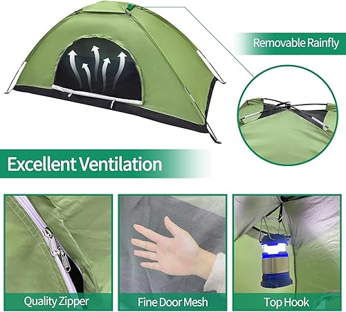 Miniatura 3 de Sutekus Patrones de camuflaje de la tienda de campaña Tienda de campaña para acampar Senderismo Equipo al aire libre