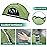 Sutekus Tent Camouflage Patterns Camping Tent Backpacking Tent for Camping Hiking Outdoor Equipment (Single - Green)