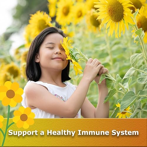 Miniatura 5 de SmileVites - Gomitas de vitamina C, apoya la salud inmunológica, sin gluten, gelatina ni OMG, veganas, kosher, sabor a naranja para niños (90