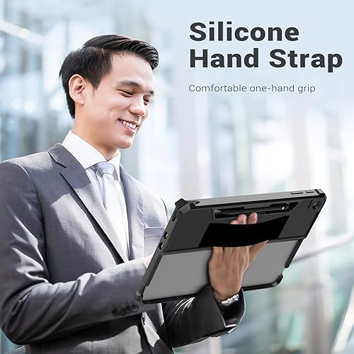 Miniatura 8 de MoKo Funda compatible con Microsoft Surface Pro 9  Pro 9 5G de 13 pulgadas 2022  Funda protectora resistente con soporte para bolígrafo, funda