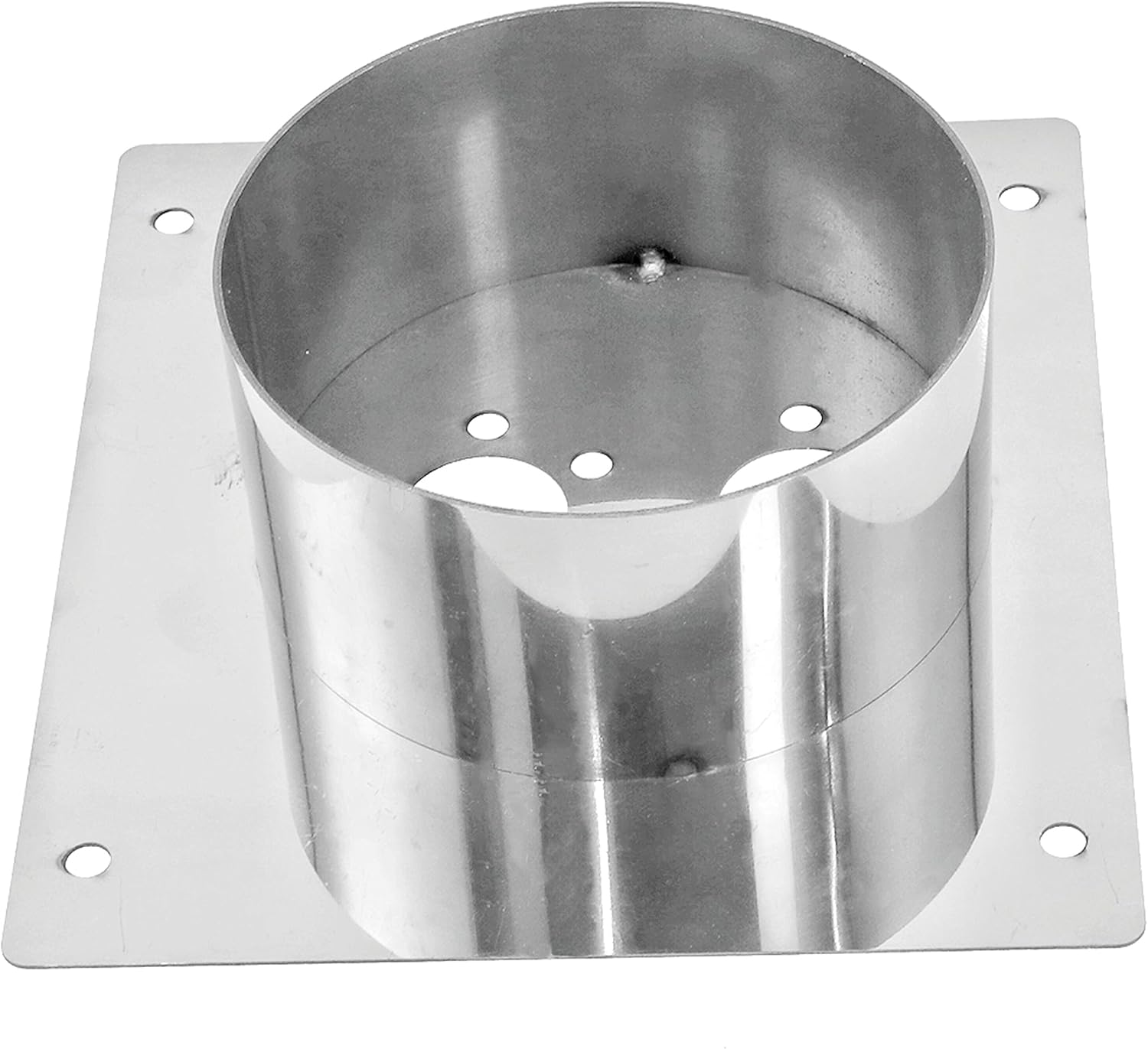 Air Diesel Parking Heater Base Mounting Bracket Floor Plate Stainless Steel Turret Planar Deep 40/60mm for Eberspacher Webasto Sliver (Deep:40mm)