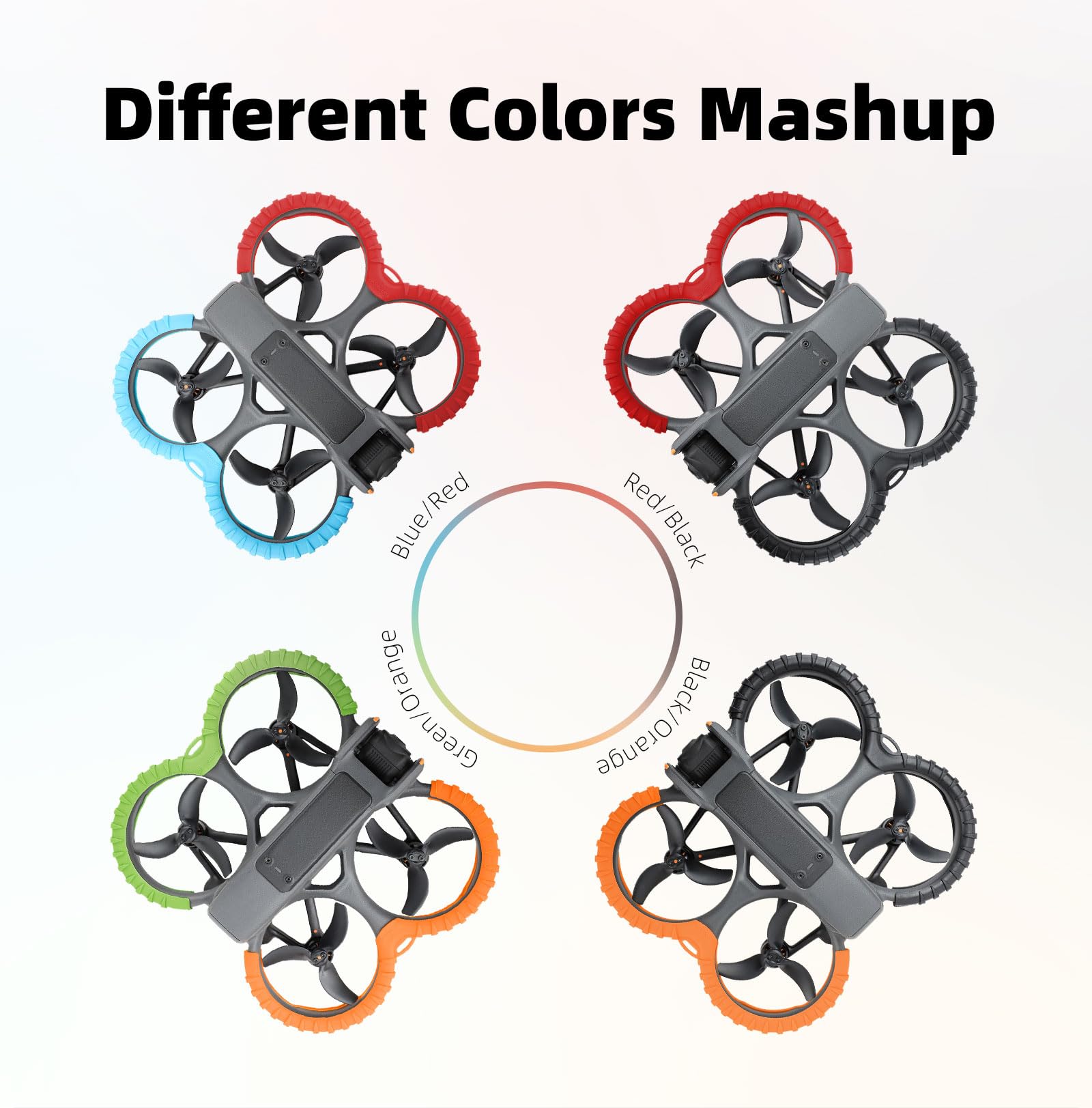 Schutzring für DJI Avata2, Propellerschutz für Drohne, Deckel für Propeller, Zubehör (Orange)