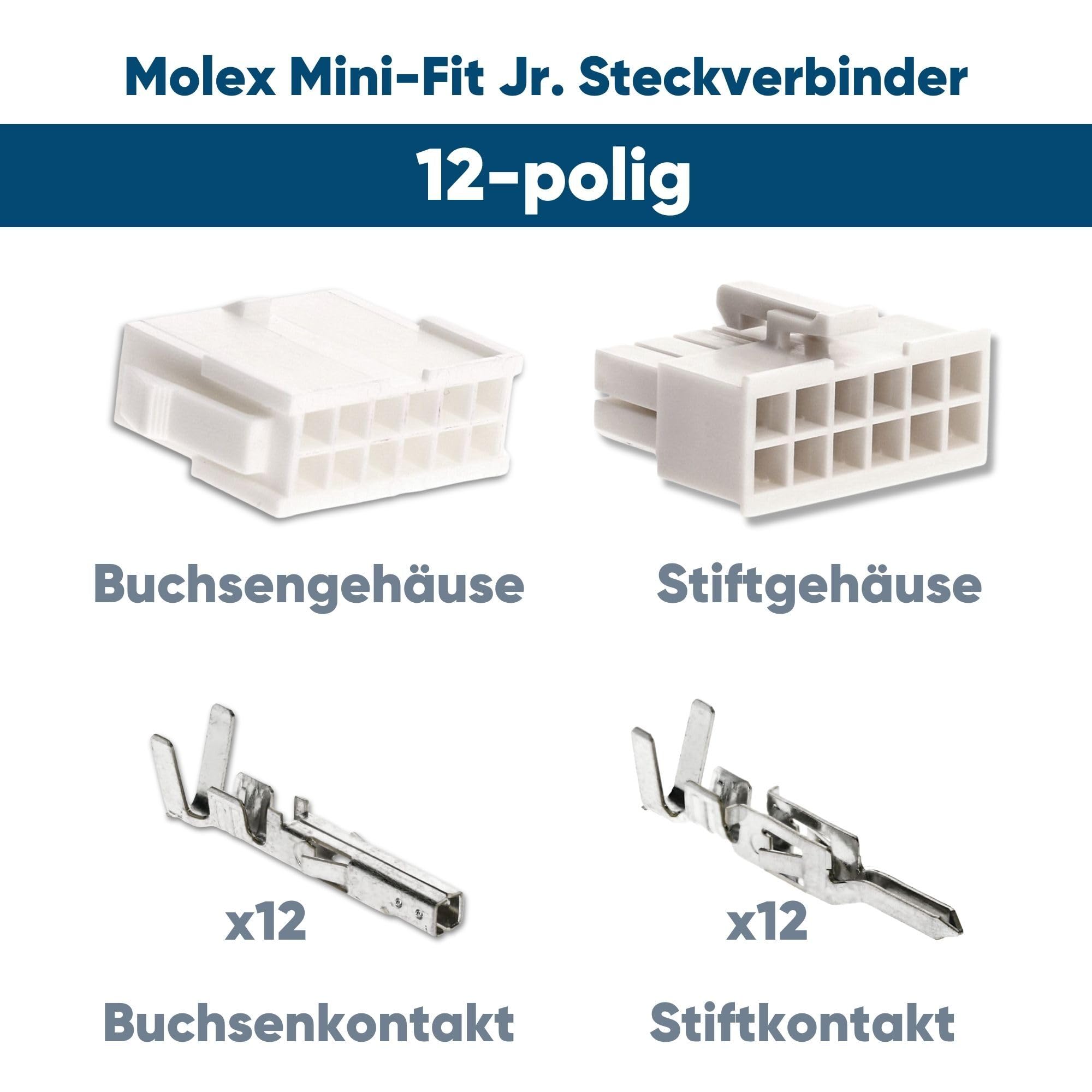 Kalitec 2-Pin Universal Mate-N-Lok Plug Set - Waterproof IP57, White Connector