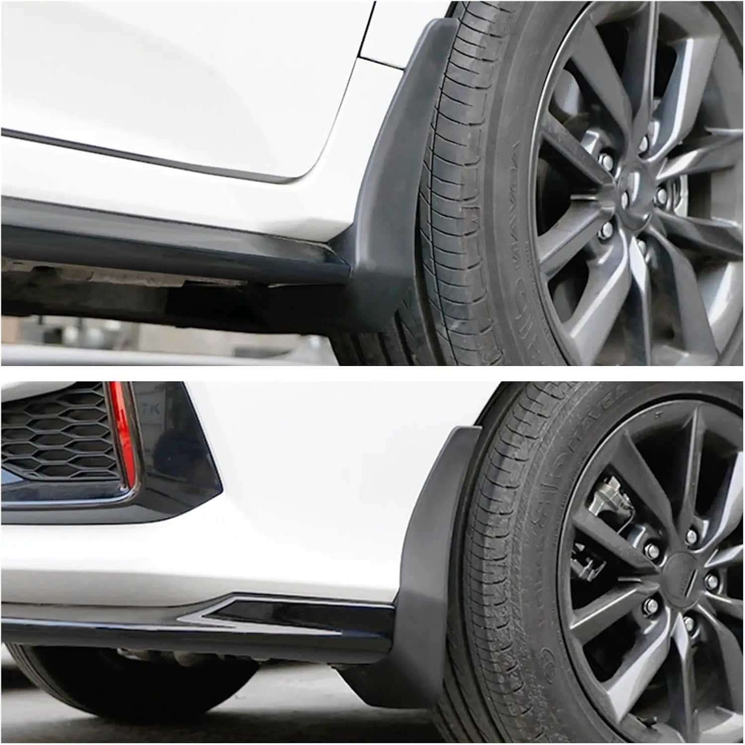 Set Compatible with Civic Hatchback Hatch Type R 2016-2021 Mud Flaps Splash Guards Mudguards Fender Cover 2017 2018 2019 2020