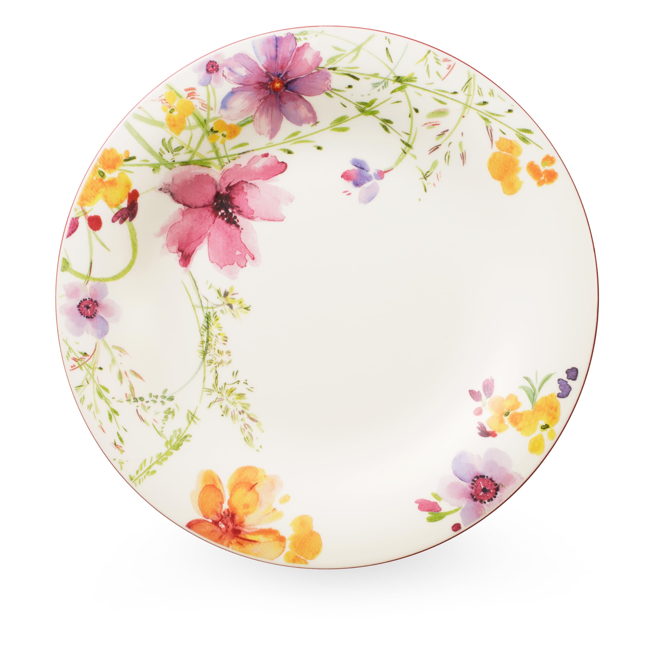 Villeroy & Boch 1041002620 Assiette Plate, Porcelaine, Blanc/​Multicolore