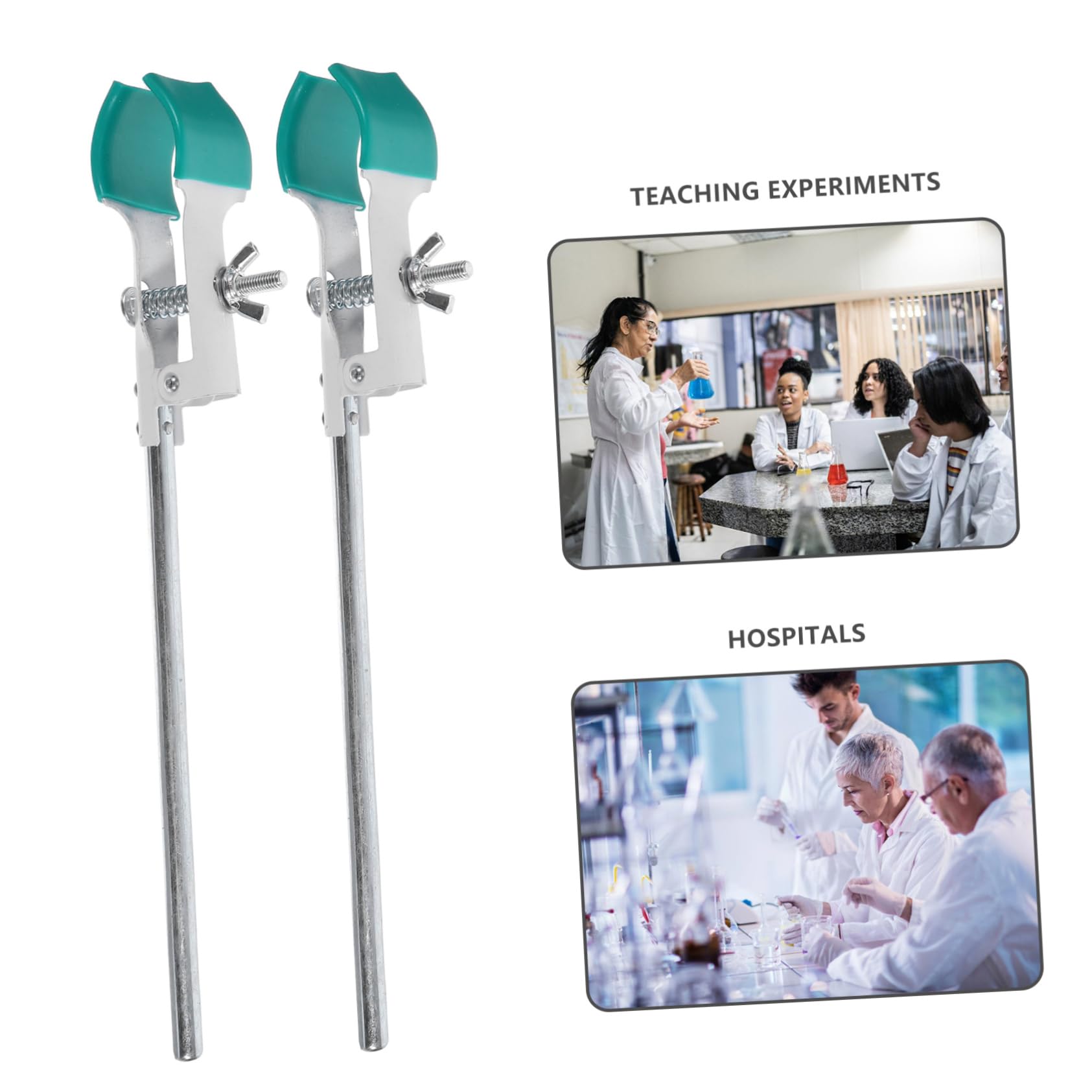 KICHOUSE Triangle Flask Clips Beaker Clamps Test Tube Holder Chemical Bottle Holder Lab Flask Clamp Unique Design for Longevity