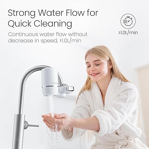 Miniatura 8 de Waterdrop Filtros de agua de repuesto para el cuidado de la piel, WD-FF-02A se adapta a WD-FC-02, WD-FC-01, WD-FC-06, duran hasta 9 meses, paquete