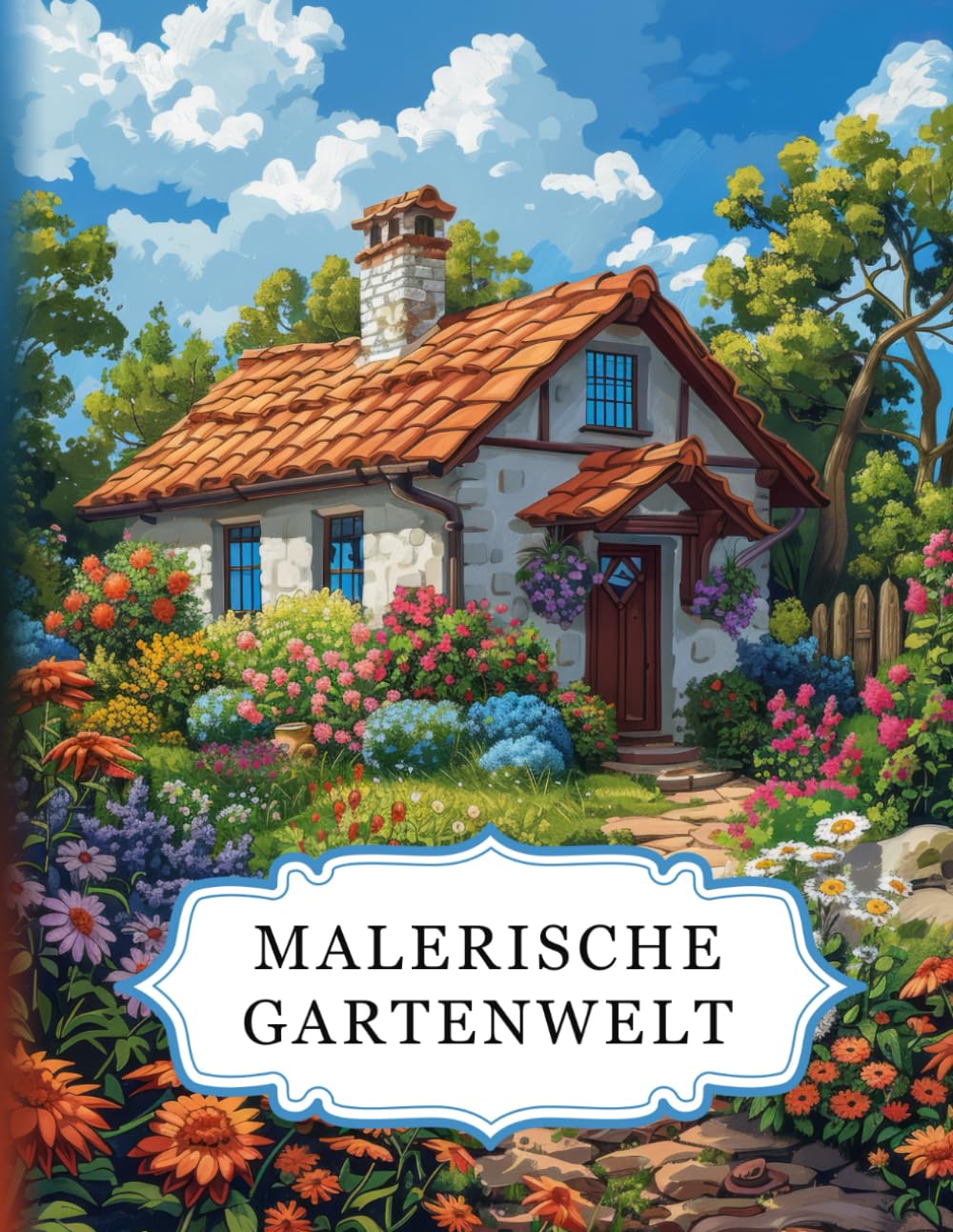 Malbuch Für Erwachsene: 50 Baum- & Strauchblüten Aus Aller Welt - Entspannung & Stressabbau