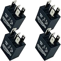 Vista 4 de iRhapsody - Relé de arranque multiuso de 5 pines, 12 V, 30 A, SPDT