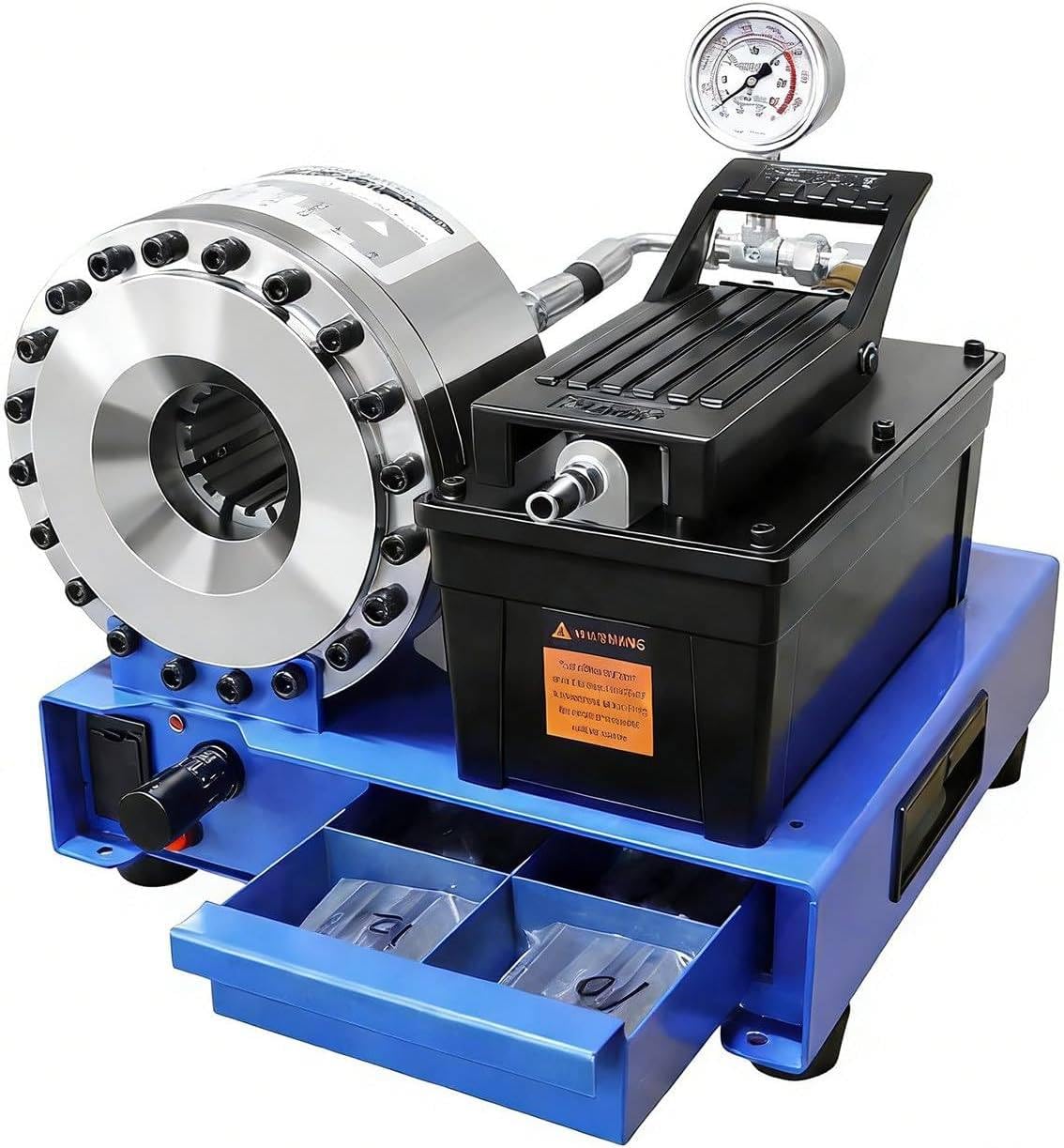 Narzędzie do zaciskania węży hydraulicznych, lekkie, przenośne urządzenie, szeroki zakres zaciskania 0,24"-1", materiał odporny na zużycie do codziennych napraw i montażu węży