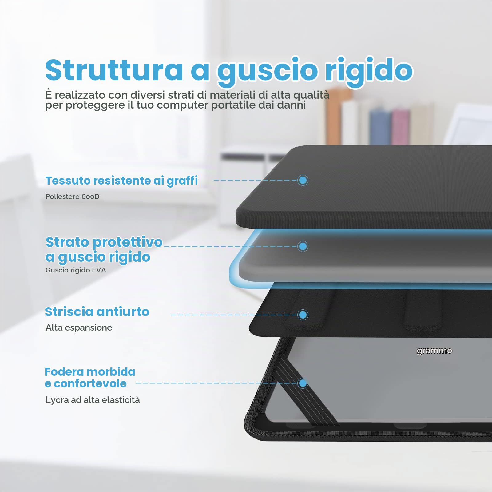 Smatree Custodia rigida per laptop, compatibile con LG Gram da 17 pollici, custodia LG Gram Notebook (non adatta per altri laptop da 17 pollici)