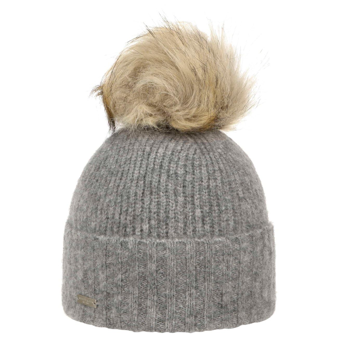 Seeberger Ardina Umschlagmütze Mütze Beanie Wollmütze Damenmütze Damen - mit Umschlag, Futter Winter Herbst-Winter