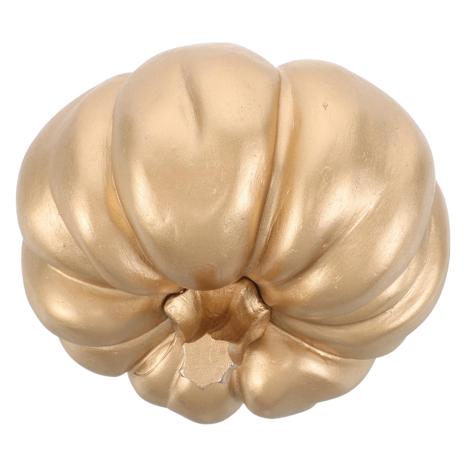 Citrouille en résine or pour décoration de table automne et centre de table mariage chic