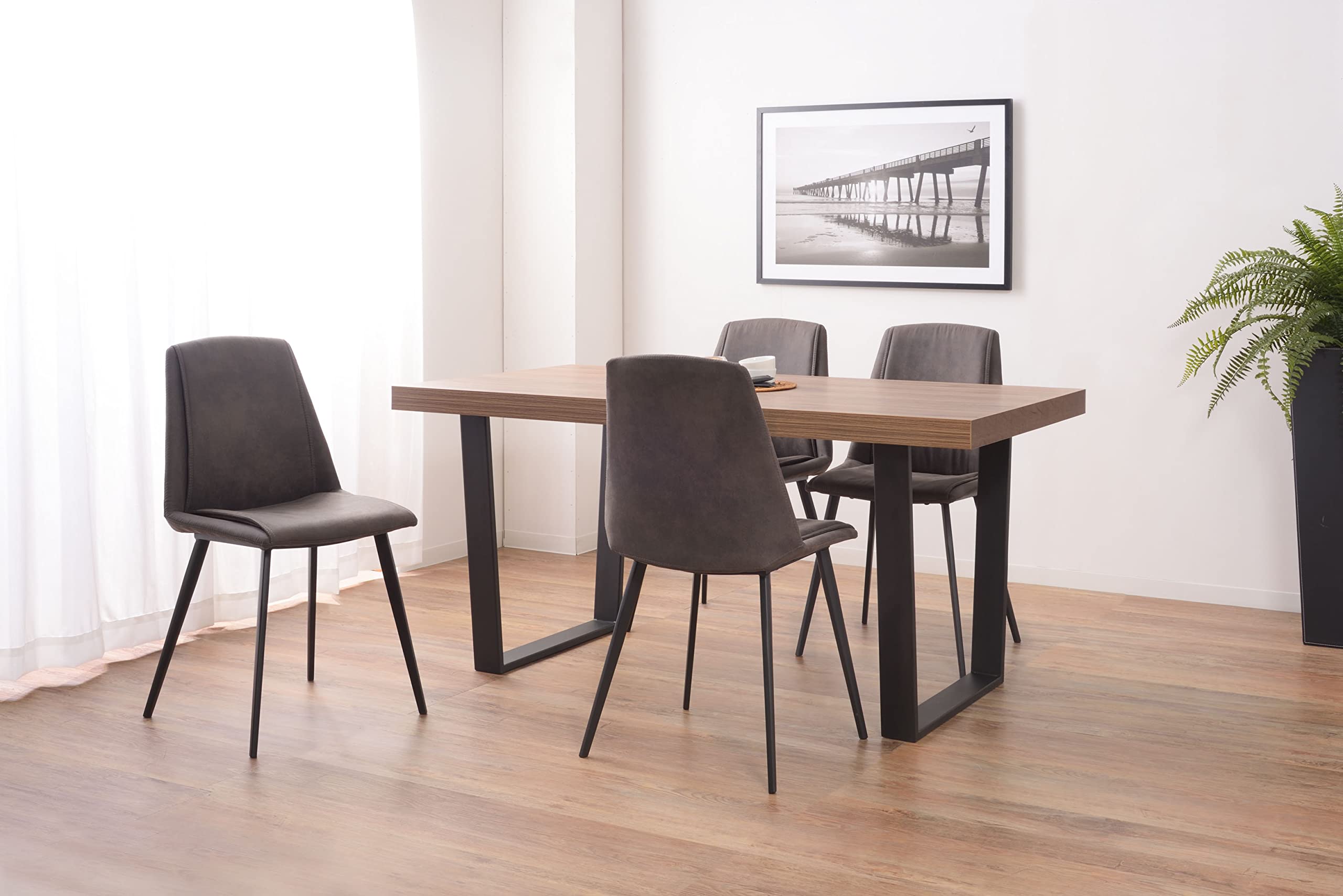 Amazon.co.jp : AZUMAYA ラルジュ チェア PC-360DGY : ホーム＆キッチン