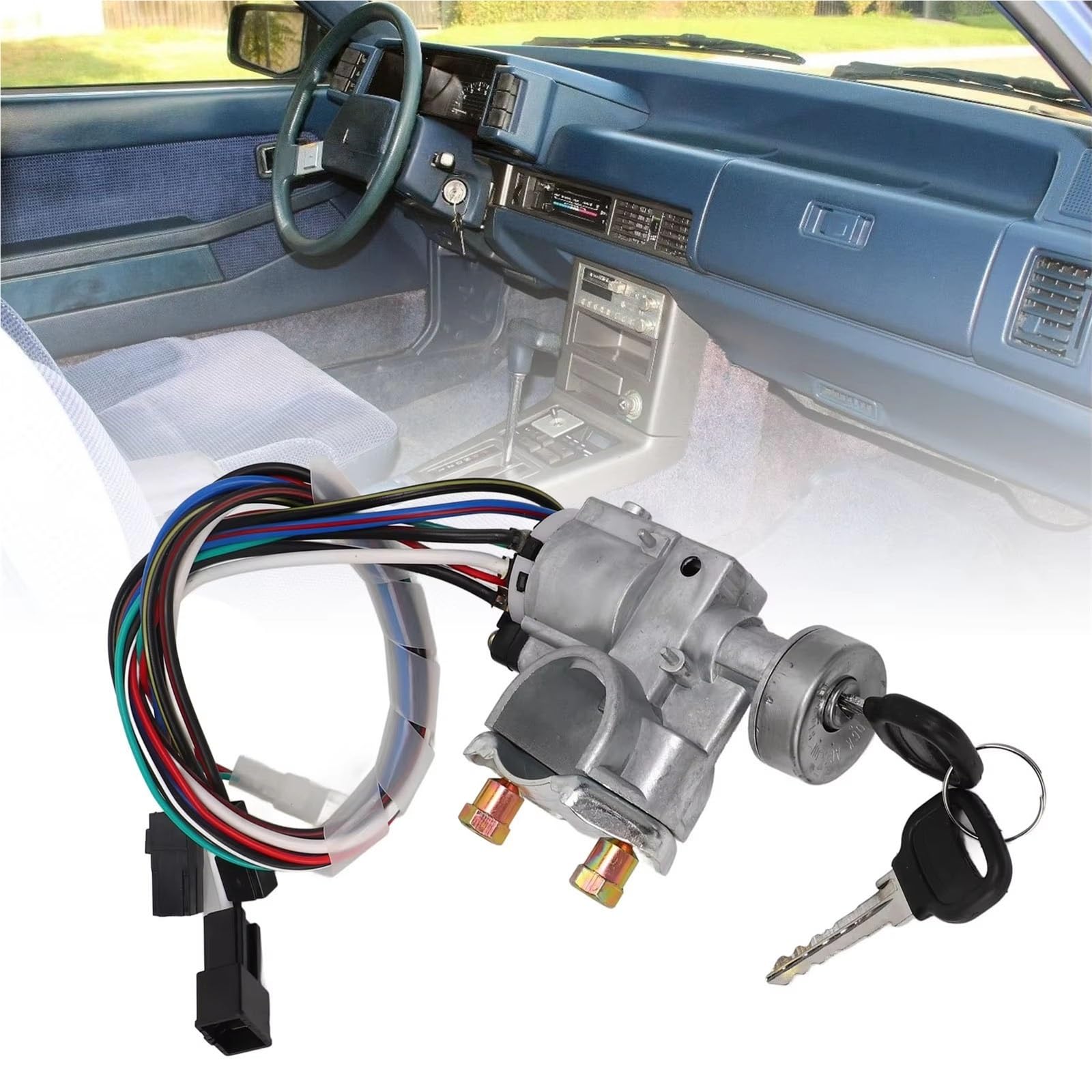 Compatible Con Mazda B2000 1986-1987 B2200 B2600 1987-1989 Reemplazo Cilindro Bloqueo Dirección Encendido Automóvil Oem UB3976290
