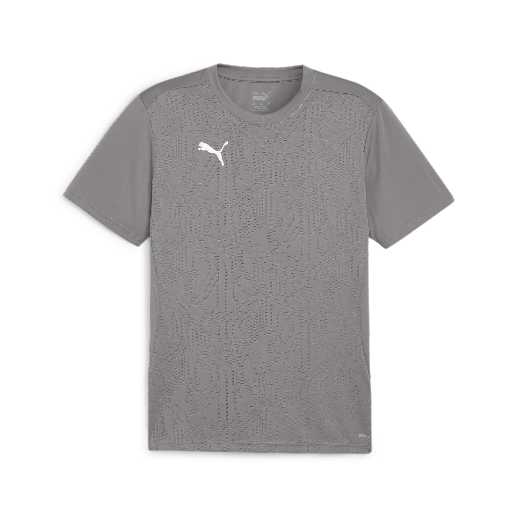 Puma Men's Teamfinal Training Short-Sleeve Performance T-Shirt - Cast Iron - S