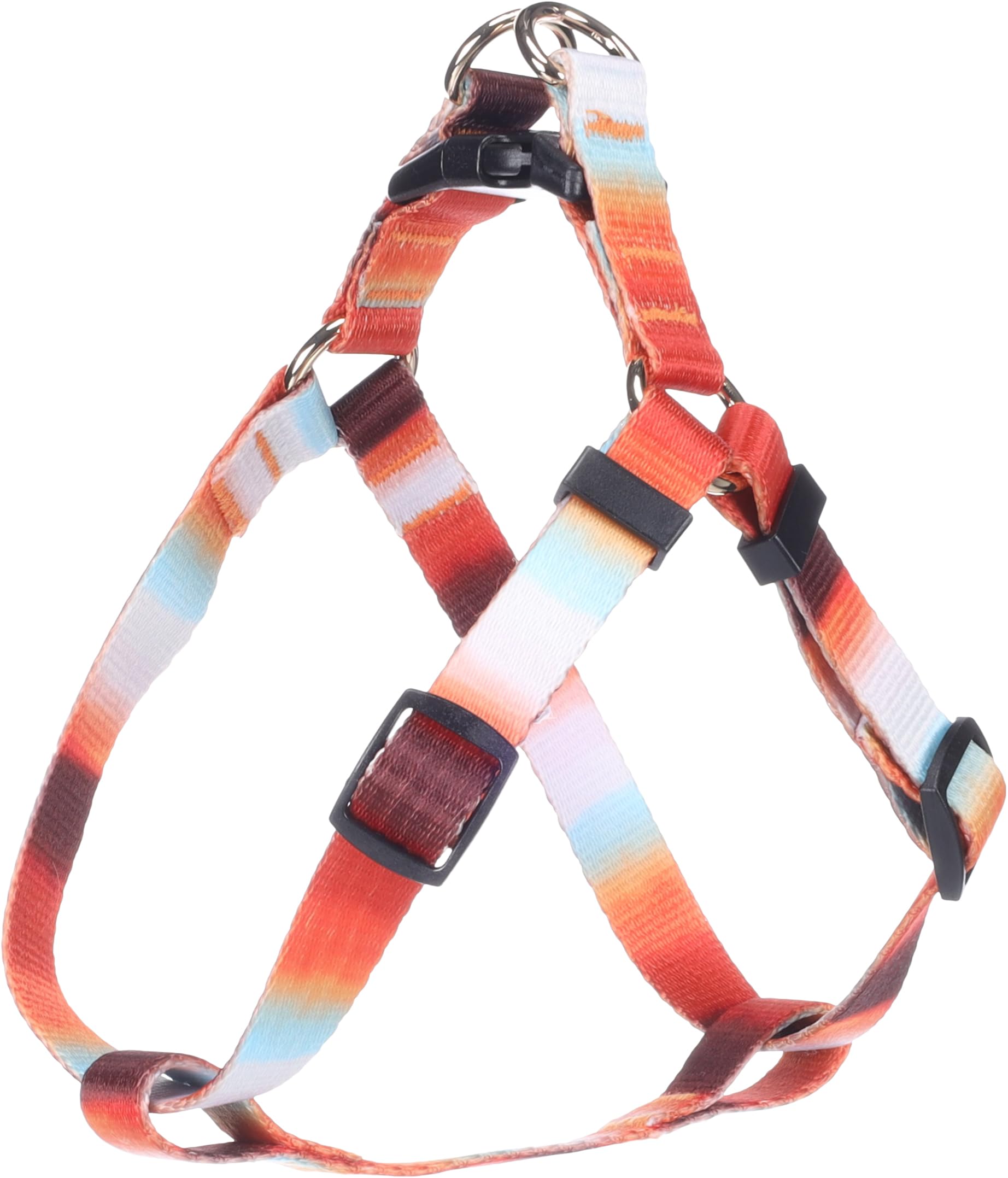 Flamingo Dog Harness Step&Go Naja Mix S 25-45cm 25-45cm 15mm
