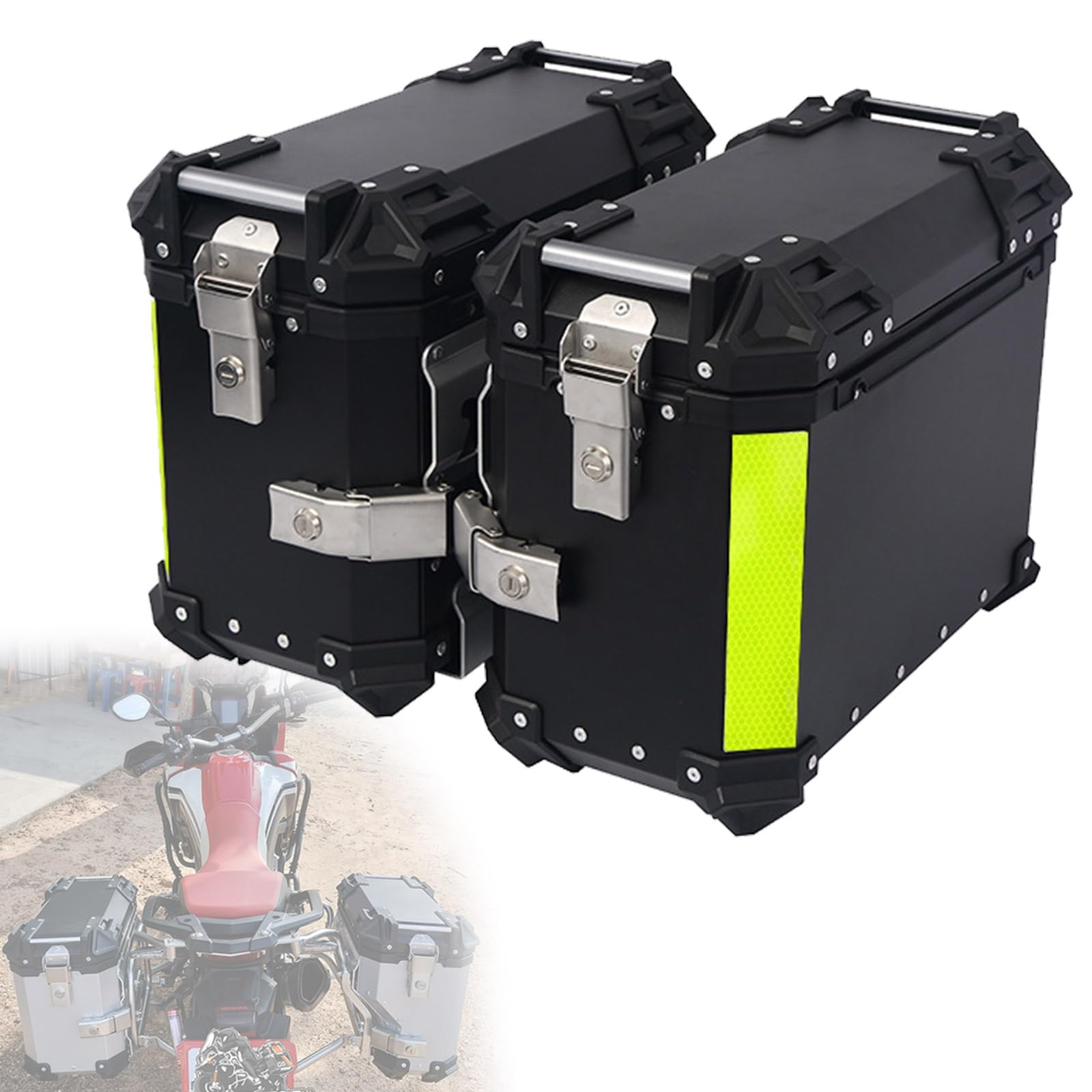 Amazon | パニア 38L サイドケース ツーリング アウトドア テール 