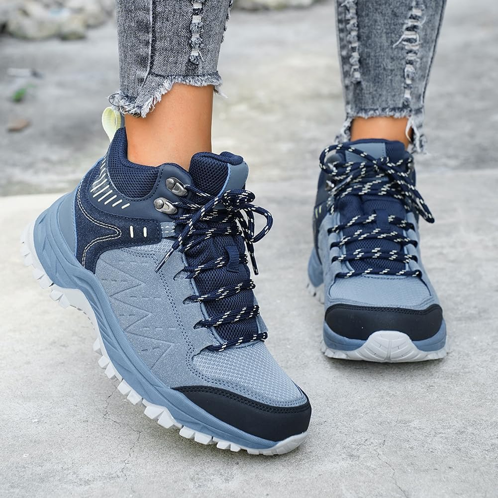 【値下げ！】 2026新品~[SAKDKZO] トレッキングシューズ メンズ ハイキング ウォーキングシューズ レディース 厚底 登山靴 アウトドア 山登り 遠 メタルジッパー