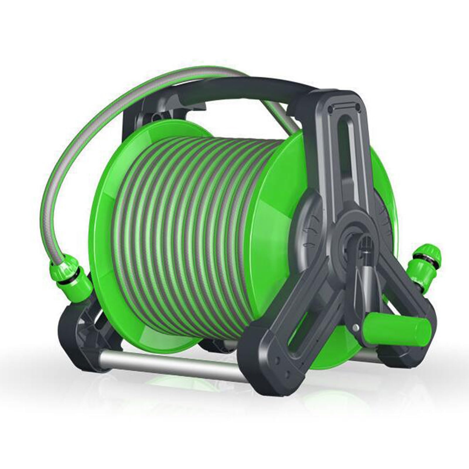 Avvolgitubo Portatile da Parete, avvolgitubo Retrattile utilizzato per Giardinaggio, irrigazione di Fiori, avvolgitubo da Parete (Colore: Verde, Dimensioni: 25 m)