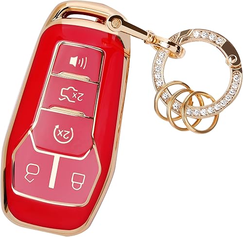 Miniatura 9 de Funda para llavero Ford, funda de TPU suave para llavero, protector para Ford Escape Expedition Explorer Fusion Mustang Ranger F150 F250 F350 F450