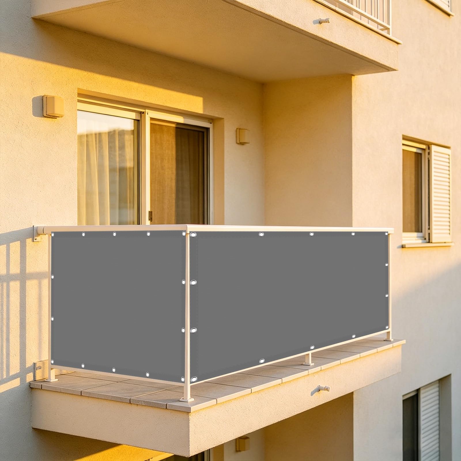 Brise vue jardin anti regard résistant aux UV pour éliminer le vis-à-vis du balcon