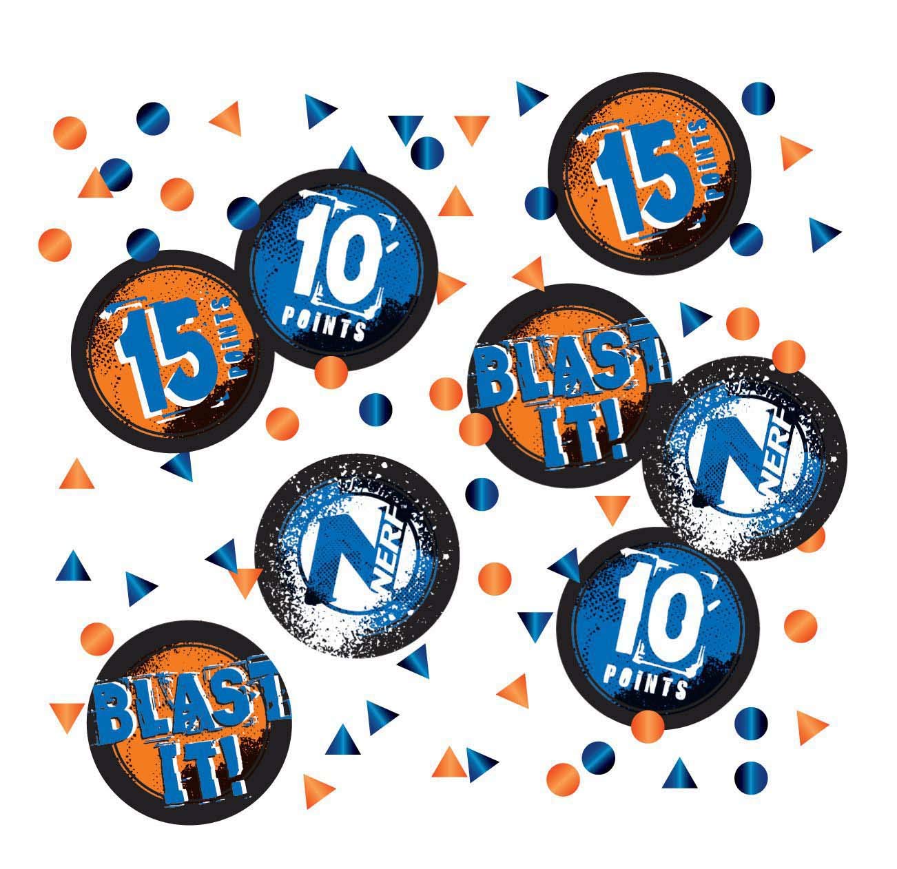 Amscan Multi-Colour 9903929 - Nerf Blast Party Table Confetti - 14G